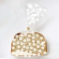 Miniatyrbillede 3 af 5: 100 stk. Gusset-poser med guld-bindinger 13 x 22 cm Cellofan-godteposer med bund (guld)-