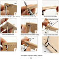 Miniatyrbillede 5 af 5: Læder håndsymaskine, DIY, syværktøjskunst, koskind, syningsskulptur