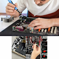 Miniatyrbillede 5 af 5: 115 i 1 magnetisk præcisionsskruetrækkersæt, bærbart mini-skruetrækker-reparationssæt til adskillelse af bærbare computere, smartphones, ure, briller, computere (