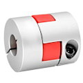 Miniatyrbillede 4 af 4: D20XL25 5mm til 8mm Fleksibel Akselkobling til 3D-printer CNC-maskine og 2 stk. Servo Trinmotor