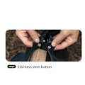 Miniatyrbillede 3 af 5: Foldbar Brandsikker Matte, Brandsikker, Varmebestandig, Sekskantet Bålplade Ember Matte til Udendørs Camping Picnic