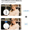 Miniatyrbillede 1 af 5: Smart WiFi Bluetooth Switch Relay Modul+Fjernbetjening 7-32V Til/Fra Controller 4CH 2.4G WiFi Fjernbetjening til Alexa
