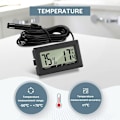 Miniatyrbild 3 av 5: Digital Termometer med Extern Hygrometer - 3 Stycken - för Reptilinkubator
