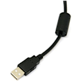Miniatyrbillede 5 af 5: 2X Mini USB B Type 5-polet Han-Hunk 90 Grader A 2.0 Datakabel med Ferritkerne Meter