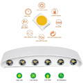 Miniatyrbillede 3 af 5: LED Indendørs Vægskinne 12W Hvid Moderne Vægslampe, IP65 Vandafvisende Aluminium Udendørs Vægskinner, Op Ned Spotlampe til Stue Soveværelse Gang Trappe