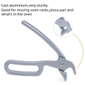 Miniatyrbild 3 av 5: 4X Pizzatång för djupa pizzapannor Tunga gjutna aluminiumtänger för att dra ut heta ugnspizzapannor