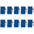 Miniatyrbilde 2 av 5: 10 stk RJ45 Jack Cat6-kontaktforlengerkobling Ethernet Network LAN 6 koblingsuttak forlengelsesadapter, blå