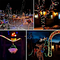 Miniatyrbilde 5 av 5: Lyslenke, 20m 200 LED Lysstreng Utendørs IP65 Vanntett Led Rør med 16 Farger Timer Fjernkontroll, Flerfarget Lys med Plugg Dekor for G