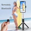 Miniatyrbillede 2 af 5: 3 i 1 Udtrækkelig Monopod Bluetooth Selfie Stick Mini Tripod med Universal Bluetooth Fjernbetjening til