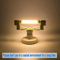 Miniatyrbilde 4 av 4: R7S LED 118mm Dimbar 10W, R7S 118mm Pærer Varmt Hvit 3000K, 10 Watt Ekvivalent Halogenlampe 48W 60W 75W, 1000LM, 360 Grader, R7S J118 Lineær Sokkel