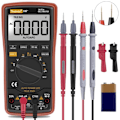 Miniatyrbillede 1 af 5: TRMS 6000 Auto Range Digital Multimeter med Batteri Alligator Klemmer, Testledninger, AC/DC Spænding/Tælling, Spændingsalarm, Amp/Ohm/Volt Multi-Tester/Diod