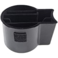 Miniatyrbillede 1 af 5: Model 3 Center Container Kopholder Konsolbeholder Center Opbevaringsboks Bilkort Slot Abs Sort Flocking
