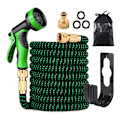 Miniatyrbillede 5 af 5: Havehose, Helt Ny 2021 Udvidbar Havehose 8m/25ft med 3/4\" Massiv Messingbeslag, Ekstra Robust Tekstil - Fleksibel Udvidbar Slange med F