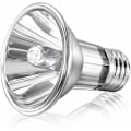 Miniatyrbillede 5 af 5: E27 Skildpadde Lampe Varmelampe 50W Fuld Spektrum UVA+UVB Reptiler Og Amfibier Dæmpbar Solbadslampe Pære Baggrundsbelysning Reptil Lampe (med 5 Pærer G6.35/G