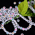 Miniatyrbild 5 av 5: Cirka 400 stycken mini pärlor set (akryl eller trä) för att trä armband, träpärlor med hål, färgade pärlor (akryl, ca 3 x 7 mm) -