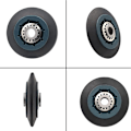 Miniatyrbild 3 av 5: 4-pack W10314173 torktumlare trumma rullar ersättning för torktumlare kompatibel med WPW10314173 torktumlare delar rulle trumma stöd kit