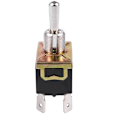 Miniatyrbillede 5 af 5: 5X AC 250V/10A 125V/15 DPDT 3 Position ON/OFF/ON 6 Pin Toggle Switch Sort + Sølv