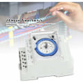 Miniatyrbilde 5 av 5: – Analog timer med synkronmotor og daglig program, timer, 36VAC/DC