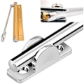 Miniatyrbilde 2 av 5: Automatisk dørlukker i aluminiumslegering med fjær, justerbar overflate for lette innerdører (eller queen size)