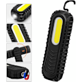 Miniatyrbillede 2 af 5: Genopladelig LED Arbejdslys, 5W COB Front LED Arbejdslys med Krog og Magnetisk Base til Værksteds Nødbrug