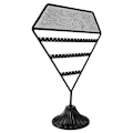 Miniatyrbilde 4 av 5: Metallisk Ørepyntstativ og Organizer, Displaystativ med Hull for Hengende Ørepynt, Piercing, Ørestikker