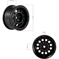 Miniatyrbilde 2 av 4: 4 stk 1,9 plastfelger for Redcat YOKOMO 1/10 RC On-Road Drift Racing Car, hvit