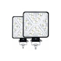 Miniatyrbillede 1 af 5: Par 4” Traktor LED Arbejdslys 300W 12000LM 6000K 4x4 LED Forlygte IP67 Motorcykel LED Ekstra Lys Kvadratisk 8D Linse Ekstremt Høj Lysstyrke