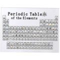 Miniatyrbilde 4 av 5: Periodisk system med elementer, akryl bordplate display ornament
