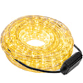 Pikkukuva 1 / 5: 10m valkoinen LED-valoketju 8 valotehosteella, PVC-pinnoitettu ja sopii ulkokäyttöön 2