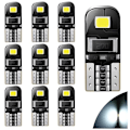 Miniatyrbilde 4 av 5: T10 W5W LED-billampe, 2835-2 Breddeindikator, Nummerplatebelysning Dekoding, Canbus Leselampe [Energiklasse A+]