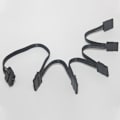 Pikkukuva 3 / 4: 5 kpl 4-napainen IDE Molex 1 - SATA-jakajakaapelimuunnin virtajohto kiintolevylle 18AWG musta