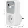 Miniatyrbillede 5 af 5: USB-timer Digital Programmerbar Udløb 24 Timer Stikkontakt Mekanisk Timer Intelligent Timer Jordforbindelse Stikkontakt Akvarium Kontakt Blæser Tilbehør——