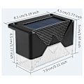 Miniatyrbillede 3 af 5: Trappehegn Solcelle LED Havelys Vandtæt Varmebestandig Trinlys Have Varmt Lys, Led Havelys