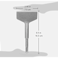 Miniatyrbilde 2 av 5: Flat meisel 165 mm x 75 mm Skrått nes meisel Profesjonell meisel Bred meisel for bruk i keramikk Gulvfliser