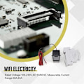 Miniatyrbild 4 av 5: ATMS1603 Tuya Enfasig WiFi Smart Energimätare 100A Din-skena Noggrann Mätning Voltmeter Ammeter Ström