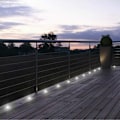 Pikkukuva 3 / 5: 16 kpl LED-upotettuja valaisimia puuterassille, vedenpitävä IP67, ulkokäyttöön tarkoitetut upotetut valaisimet, 0.6W DC12V, valkoinen valo, mini-lampun sarja polulle