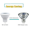 Miniatyrbilde 4 av 5: 3W MR11 GU4 LED-pære Kald Hvit 6000K AC/DC 12V Ekvivalent til 35W Halogenpære Perfekt for hjem, kontor, butikk, supermarked, barer, kafé, utstilling