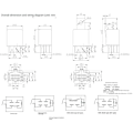 Miniatyrbillede 4 af 5: 5 stk. 40AMP 12V DC Bil A/C Relæ Forlygte Ventilator og Stik 14 AWG Ledninger 4PIN Automotive