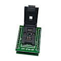 Miniatyrbillede 3 af 5: QFN8 DFN8 WSON8 Programmeringsstik Benafstand 1,27 mm IC-kropstørrelse 6X8 mm Clamshell Teststik ZIF-adapter Kelivn-stik