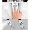 Miniatyrbild 3 av 5: Duschhuvud, 3 Handhållna Duschlägen med Avstängningsknapp 360° Rotation Dusch Vattenbesparande Dusch Universal Typ Högt Tryck