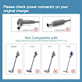 Miniatyrbilde 3 av 5: 26.1V Lader for Dyson Trådløs Støvsuger - (for V6 V7 V8 Absolute DC58 DC59 DC61 DC62 DC72 Strømforsyning)