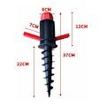 Miniatyrbillede 2 af 5: Sandparasol Stativ, Parasol Stativ, Sandparasol Stativ (Sort) - DENUOTOP