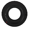 Miniatyrbilde 1 av 5: Svart C-Mount kinematografisk objektiv 16 mm for 1 Mount J1 V1 J2 V2 J3 V3 J4 C-N1 C-Nikon1 kameraobjektivadapterring