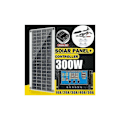 Miniatyrbild 1 av 4: Hög effektivitet 300W bärbar solpanelssats: flexibel solpanel monokristallin fotovoltaiska moduler för laddning av batterier i båtar, bilar, husvagnar
