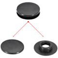 Miniatyrbilde 3 av 5: 12X Bilgulvmatte Festeklemmer Klemmer Fin Svart for 6680520