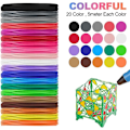 Miniatyrbillede 4 af 5: 3D Pen PLA Filament Refills 20 Farver, 16 Fod pr. Farve i Alt 320 Fod 1,75 Mm Premium Filament til 3D-Print Pen Kommer