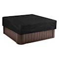 Miniatyrbild 1 av 4: Fyrkantig poolskydd, solskydd för pool, elastisk fåll, hållbart UV-skydd för spa-skydd, skyddande utomhusskydd för simning