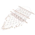 Pikkukuva 3 / 5: Käsinkudottu säilytysteline Macrame-seinävaate Kirja Lehti Kutoa Taskupidike Boho-sisustukseen Koriste Olkkari