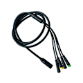 Miniatyrbilde 1 av 5: 1t4 Vanntett Kabelsett for BBS01 BBS02 Mid Motor Display Bremsespaken Tommelgasskobling