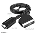 Miniatyrbilde 3 av 5: Scart til HDMI-konverter Audio Video Adapter for HDTV/DVD/dekoder/PS3/PAL/NTSC